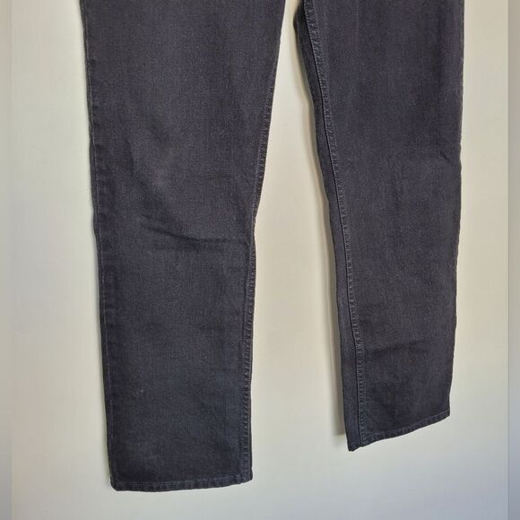 Arizona Jean Co Black Denim Straight Leg Jeans Men's 34x30 America Biker Worker - Picture 6 of 13